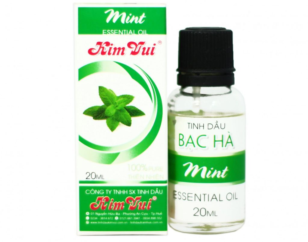 Đặc sản Huế: Tinh dầu bạc hà Kim Vui 20ml