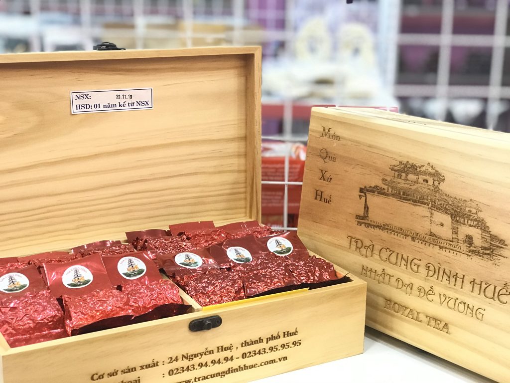 Trà cung đình Huế - Hộp trà cung đình Đức Phượng