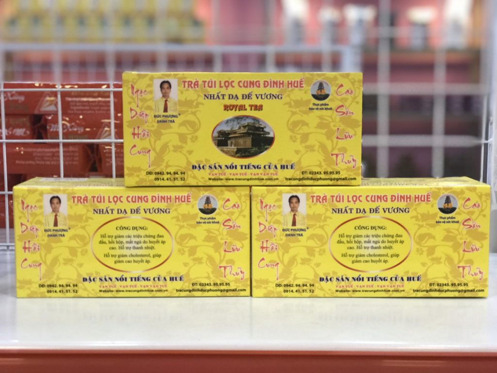 Trà cung đình Huế - Trà túi lọc Đức phượng