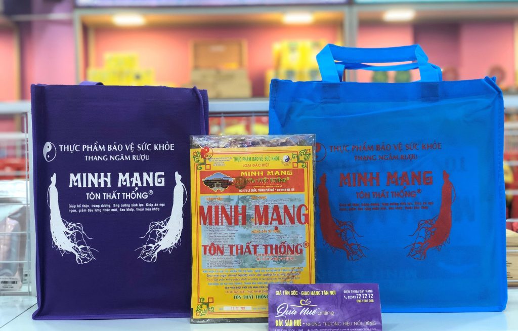 Các loại thang ngâm rượu minh mạng - Quà Huế Online - Đặc sản chính gốc