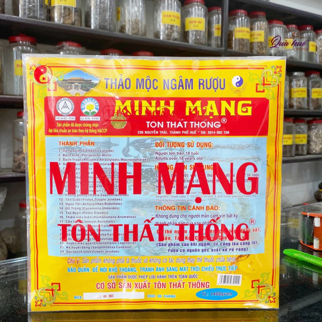 Thang ngâm cổ của vua Minh Mạng - Quà Huế Online - Đặc sản Huế chính gốc